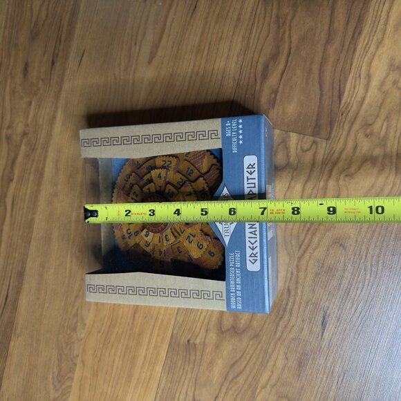 Greek Grecian Computer Brainteaser Wooden Puzzle True Genius Wood 3D Teaser Dad - Picture 6 of 10